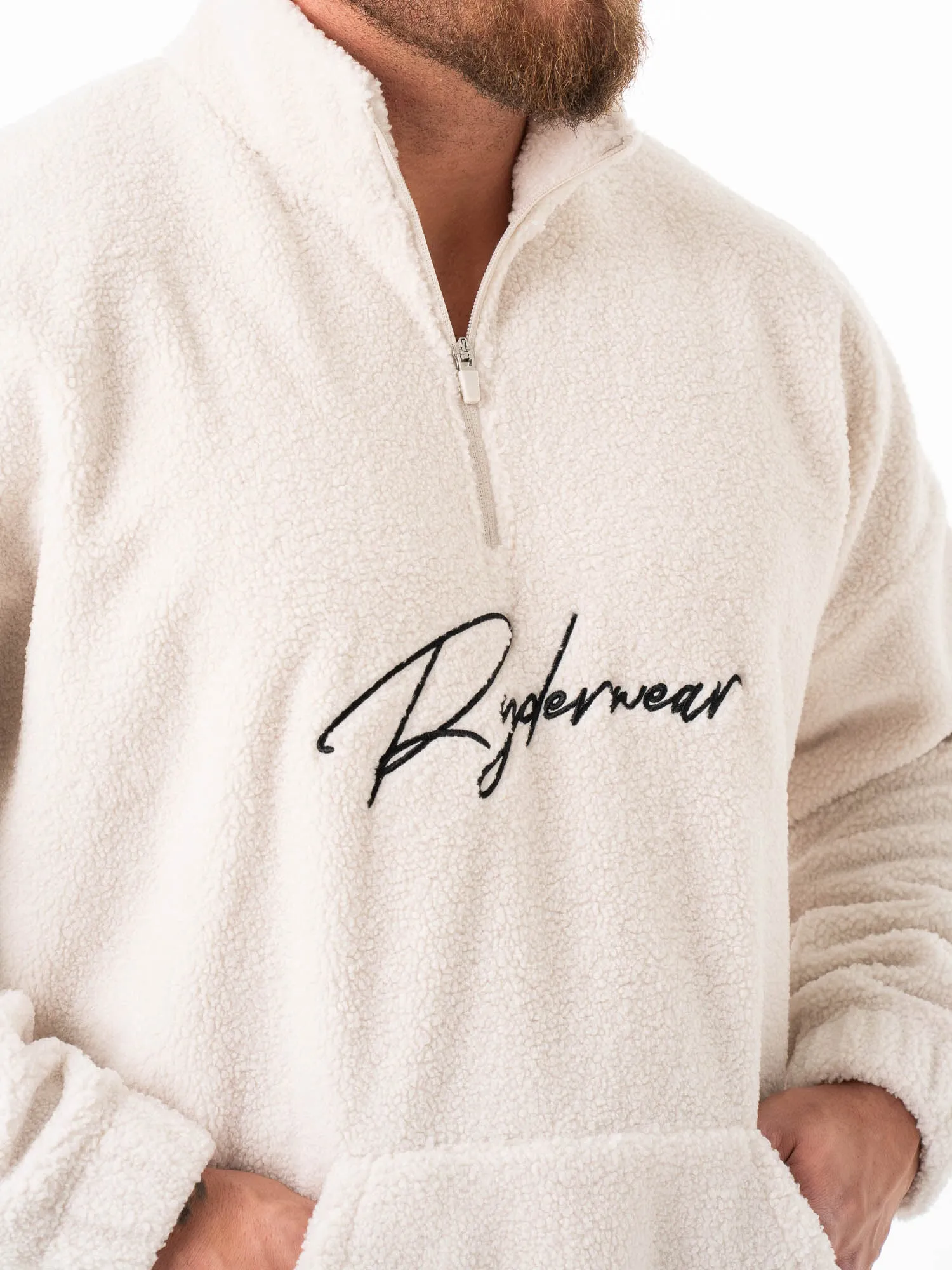 Unisex Teddy Jumper - Bone Relaxed Fashion Stylish Fit