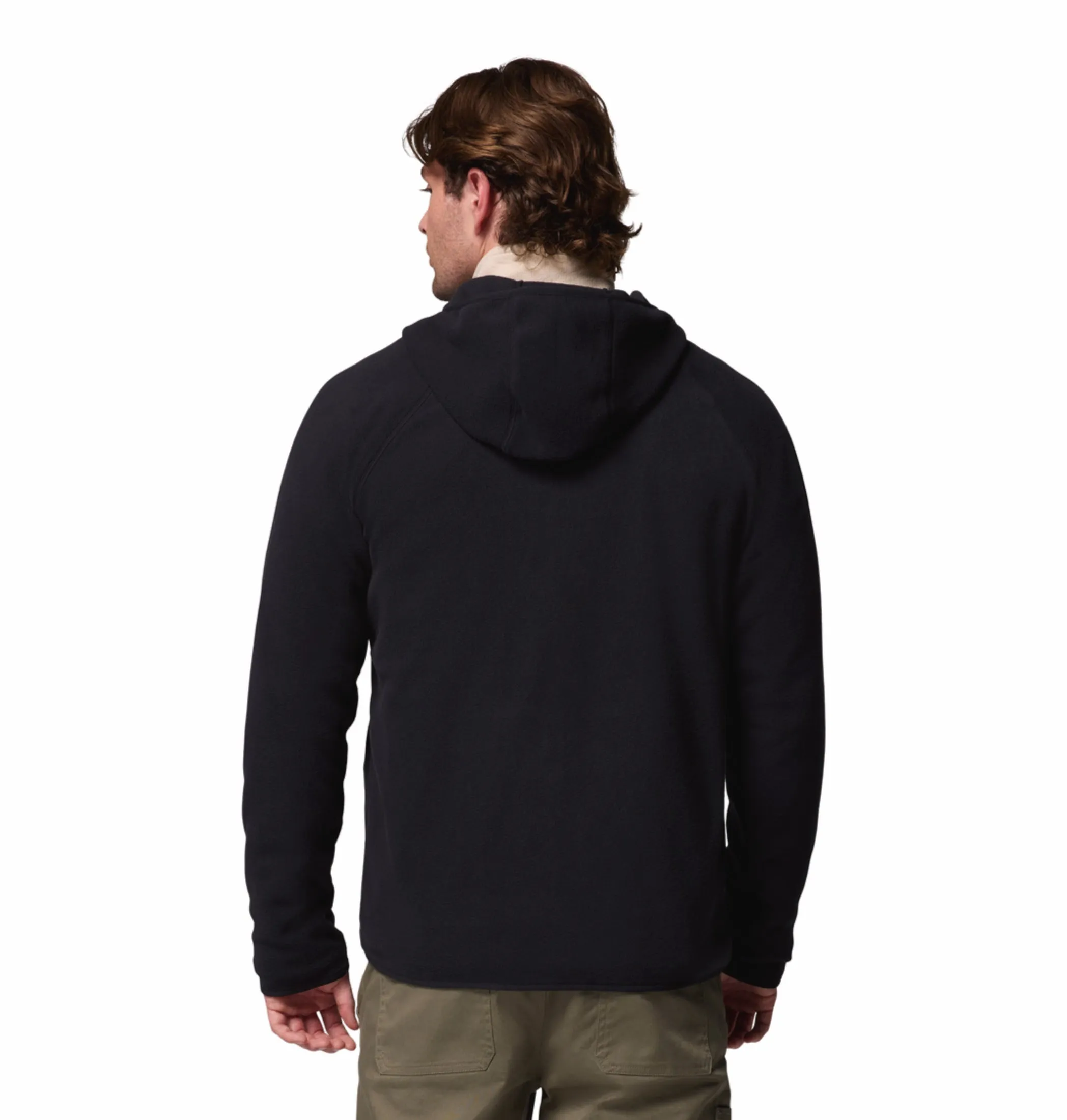 Weekend Hikes Columbia Men Black Fast Trek Overlay Fleece Jacket