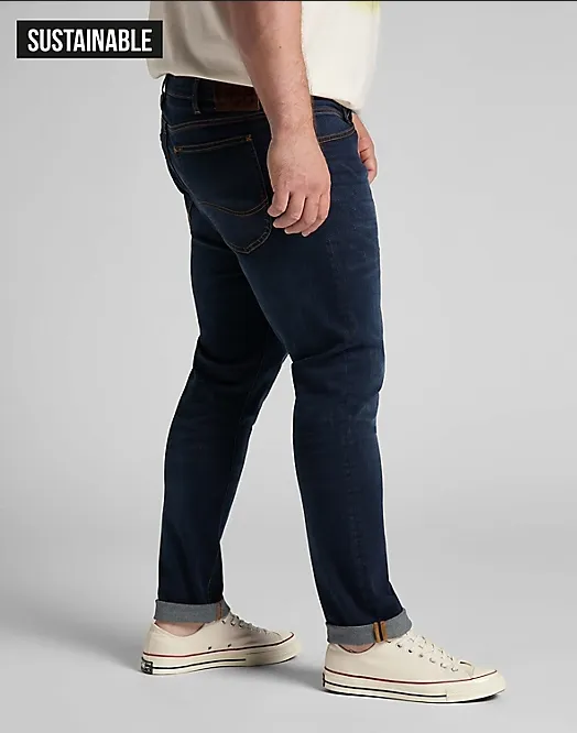 Lee Pantalone Jeans Uomo Luke High Stretch L719GCBY blu Modern Winter Warmth Loose