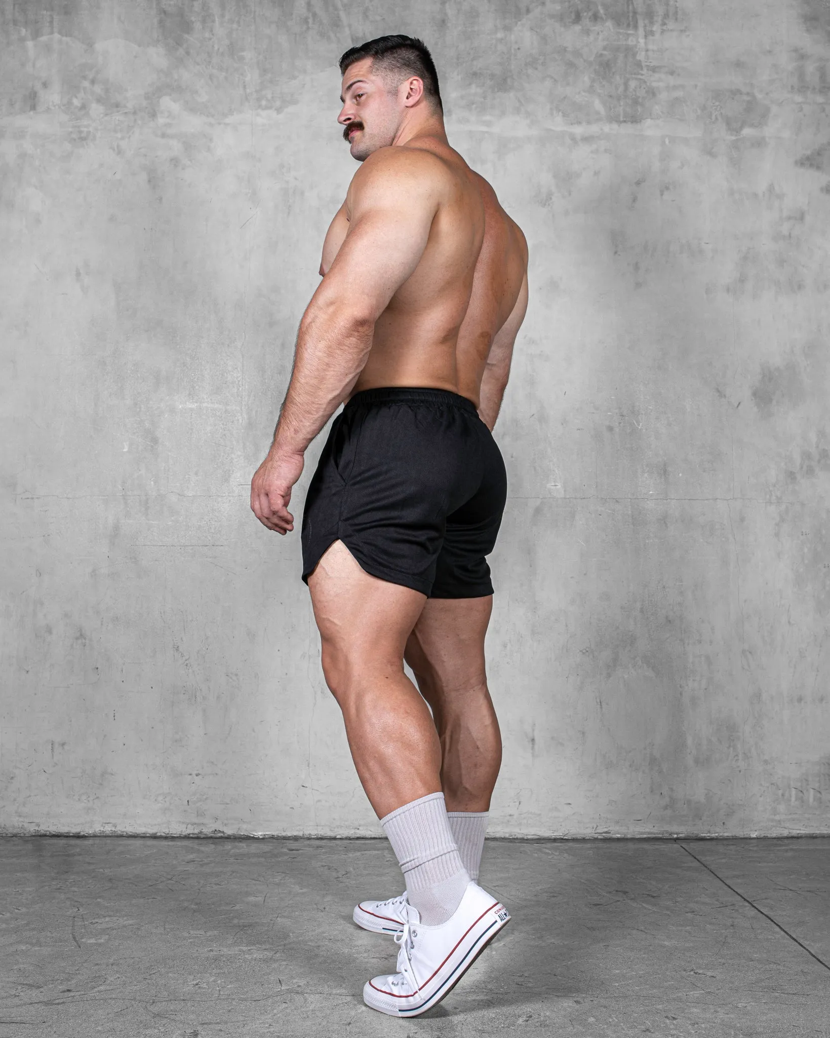 Breathable Comfort Fit LIFTING SHORTS ?C TONE / ALL BLACK
