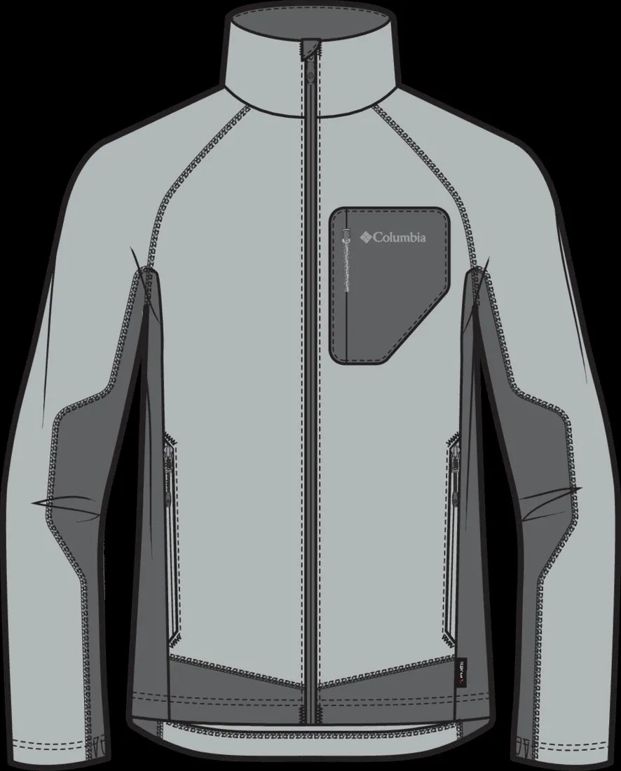 Columbia Men Black M Polar Powder Full Zip Quick Outfit Casual Style