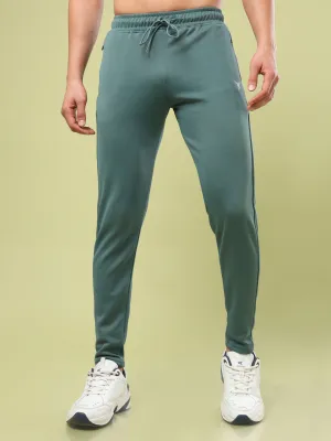 Men Solid Slim Fit Trackpants with ELASTO PLUS Cozy Fit