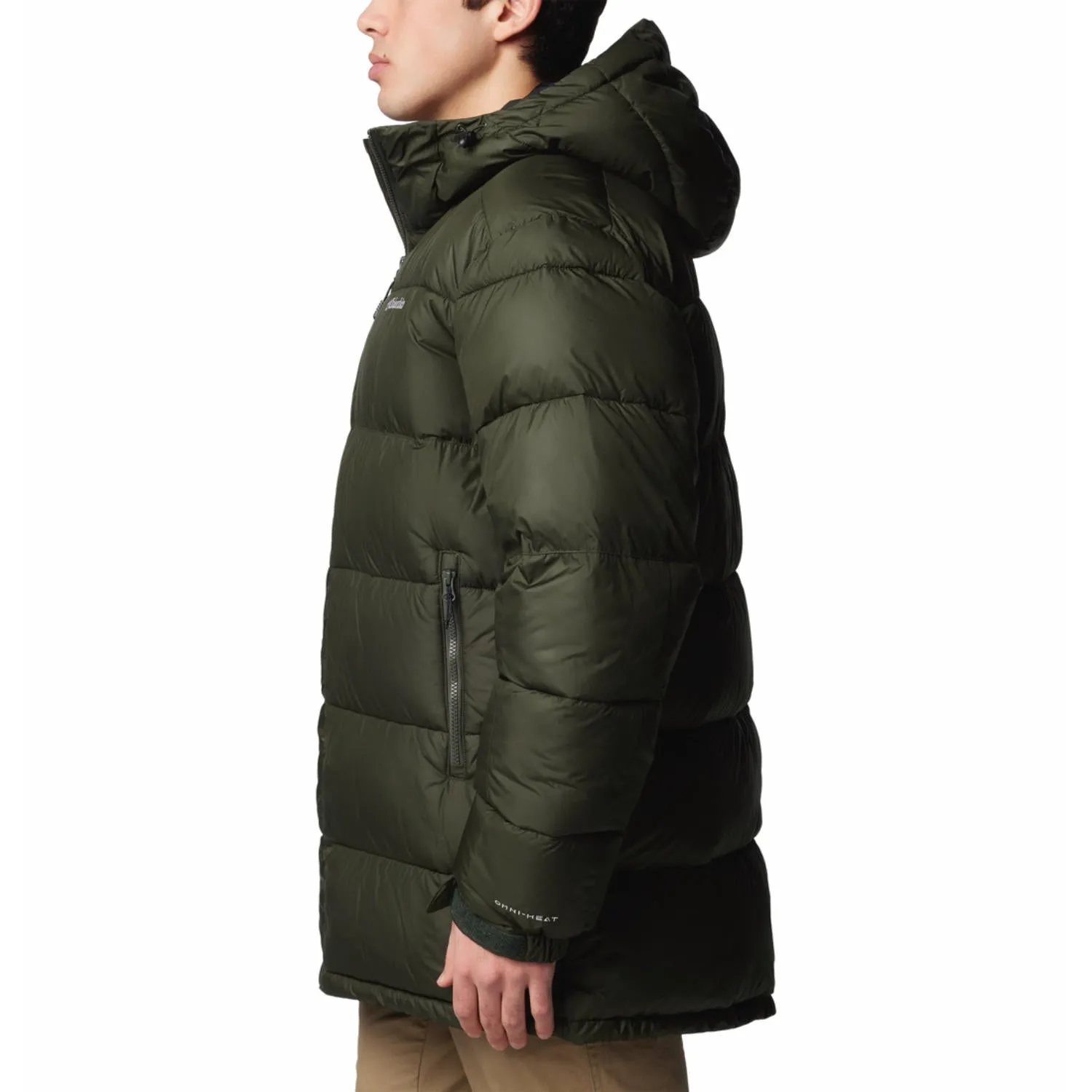 Columbia Men Green Pike Lake Parka Mountain Fit