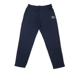 Comfort Fit Hangar93 pantalone sportivo da uomo  in cotone jersey Over Size z234U1 BLU02 blu