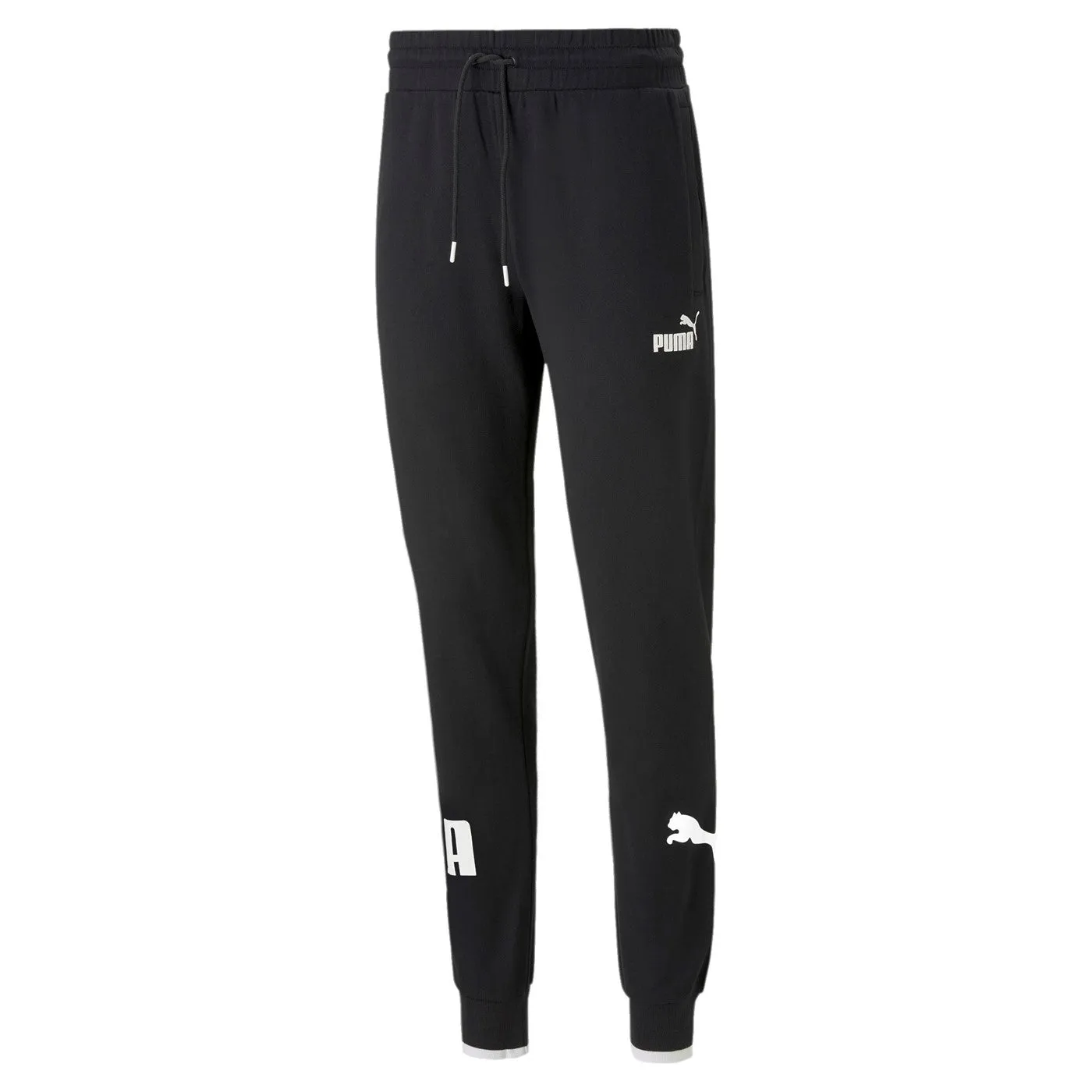 Puma Pantalone sportivo da uomo Power Sweatpant TR cl 673329-01 black Athlete Approved Abrasion Resistant Panels