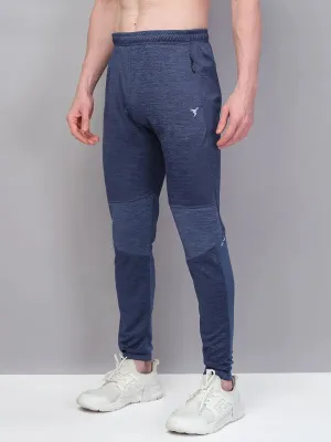 Durable Stitch Lines Training Tights Capri Men Melange Slim Fit Trackpants with TECHNO GUARD