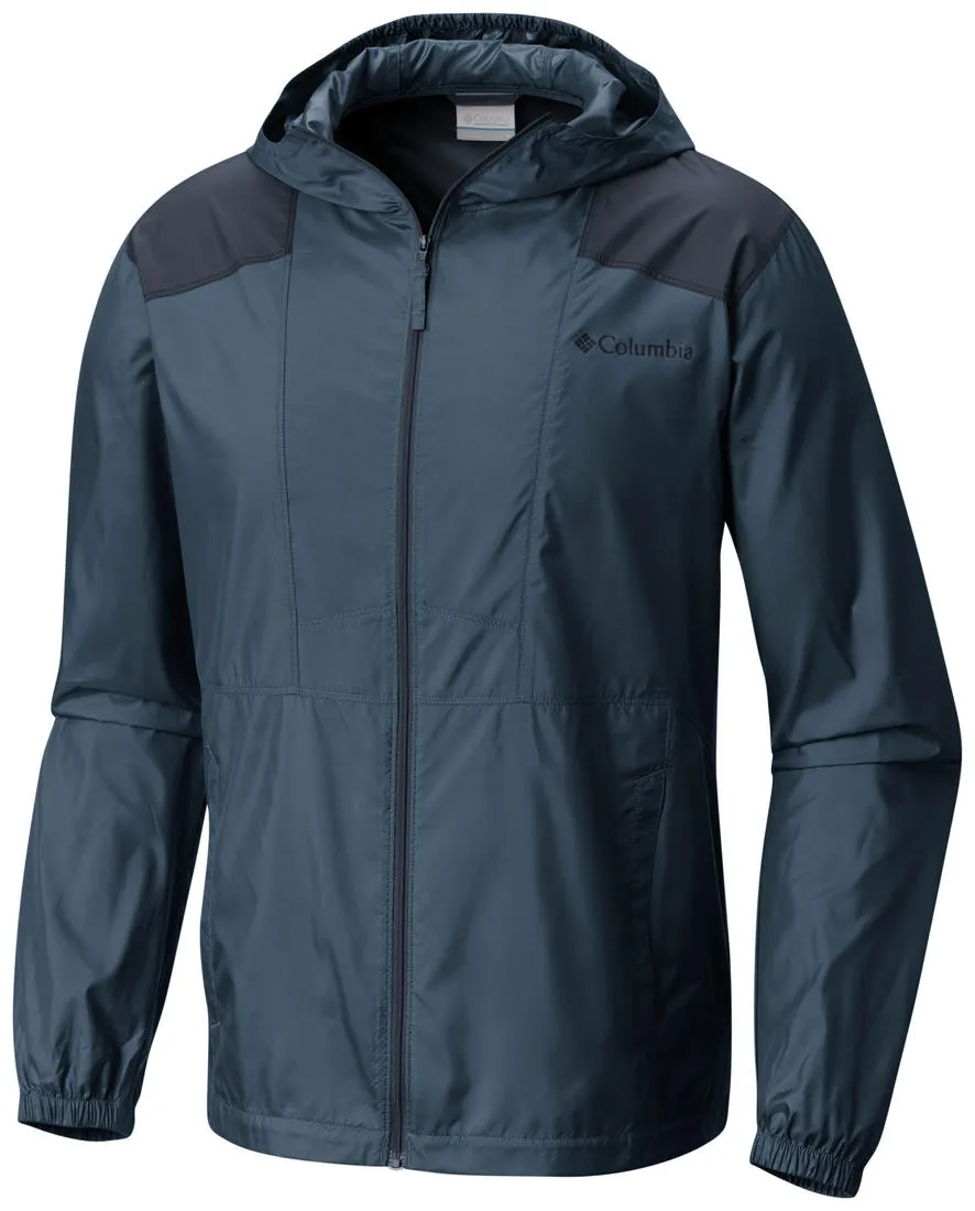 Columbia Men Purple Flashback Windbreaker Functional Fit