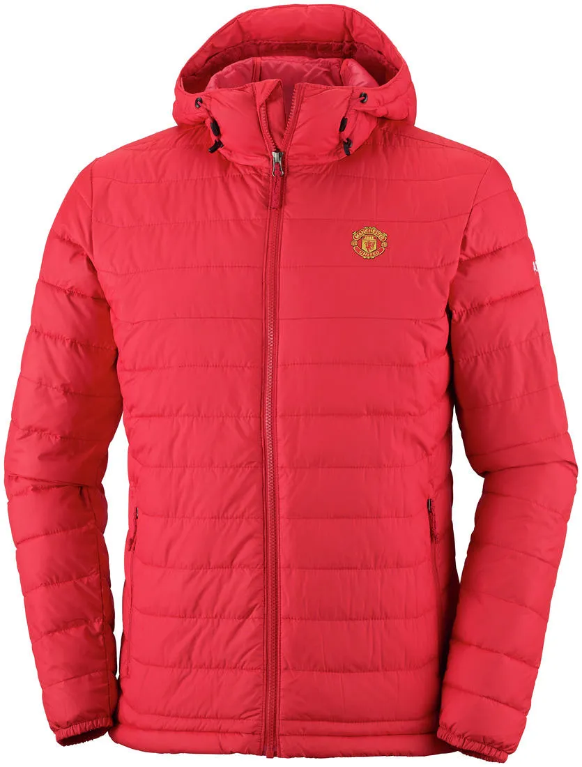 Warning Columbia Men Red Powder Lite Hooded Jacket