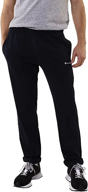 Champion Pantalone sportivo da uomo Legacy Authentic Pro Jersey Logo Small 217433 nero Stylish Layers Max Comfort