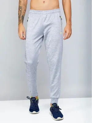Secure fit Versatile Foot Support Men Melange Slim Fit Trackpants with TECHNO DRY