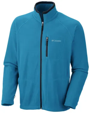 Columbia Men Blue Fast Trek II Full Zip Fleece Modern Layer