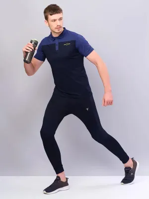 Easy Fashion Men Colorblock Relax Fit Polo T-shirt with TECHNO COOL 