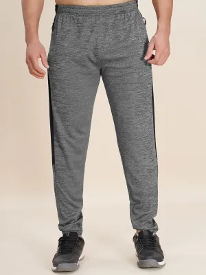 Men Plus Size Solid Slim Fit Active Trackpants Anti ChafeSeamless