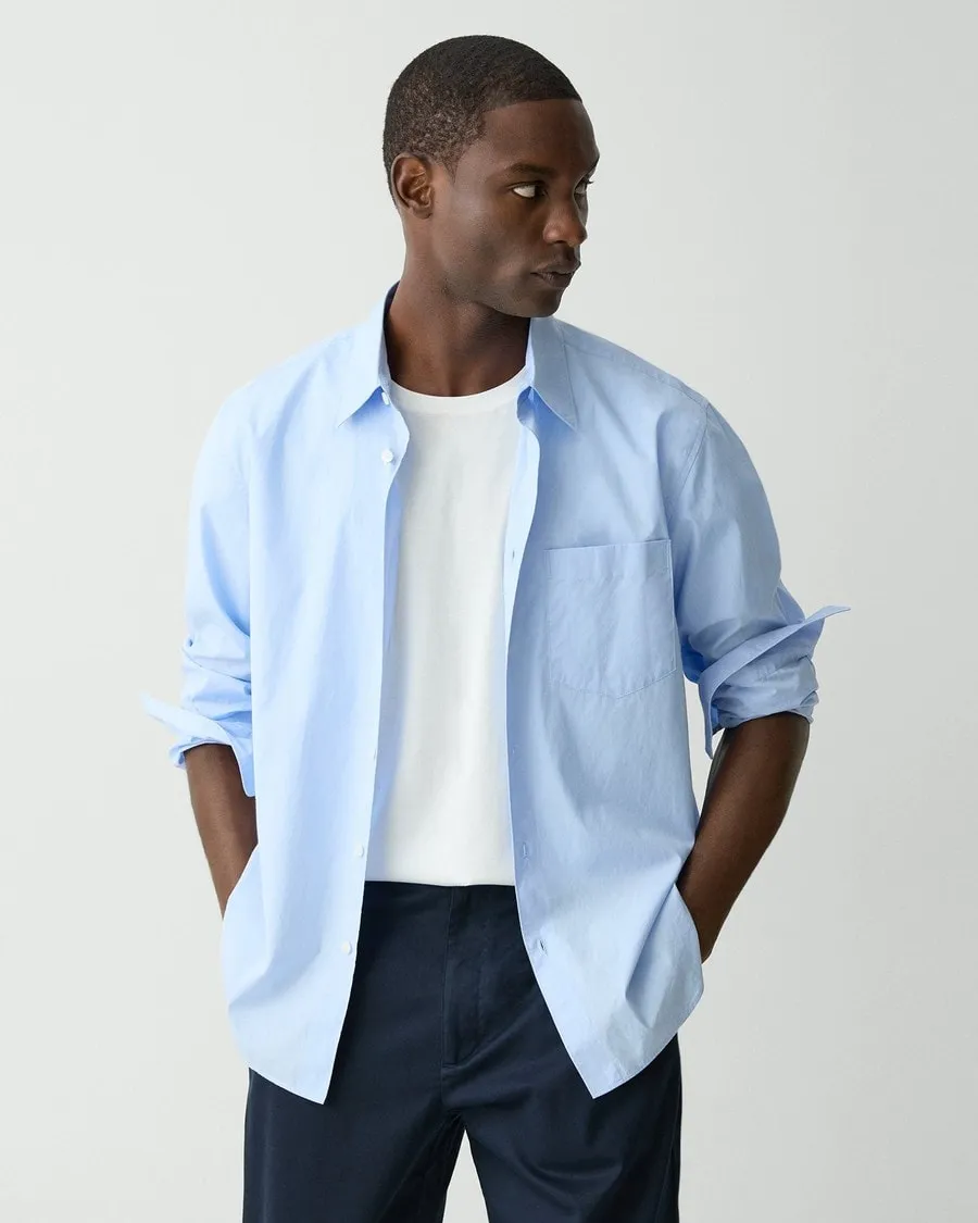 Theory Weekend Shirt - Clear Sky Body Free Light Jacket