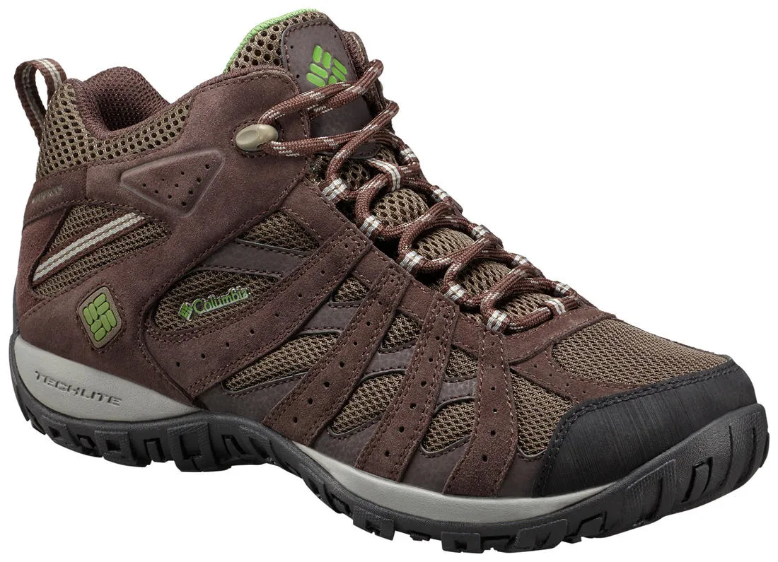 Columbia Men Green REDMOND MID WATERPROOF Hardy Construction Rock Zone