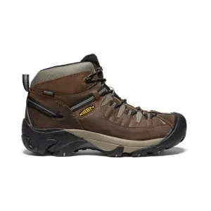 Low Top Keen Men's Targhee II Mid Waterproof 1008418 SHITAKE/BRINDLE