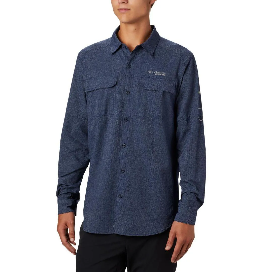 Fresh Ease Columbia Men Blue Irico Mens Long Sleeve Shirt