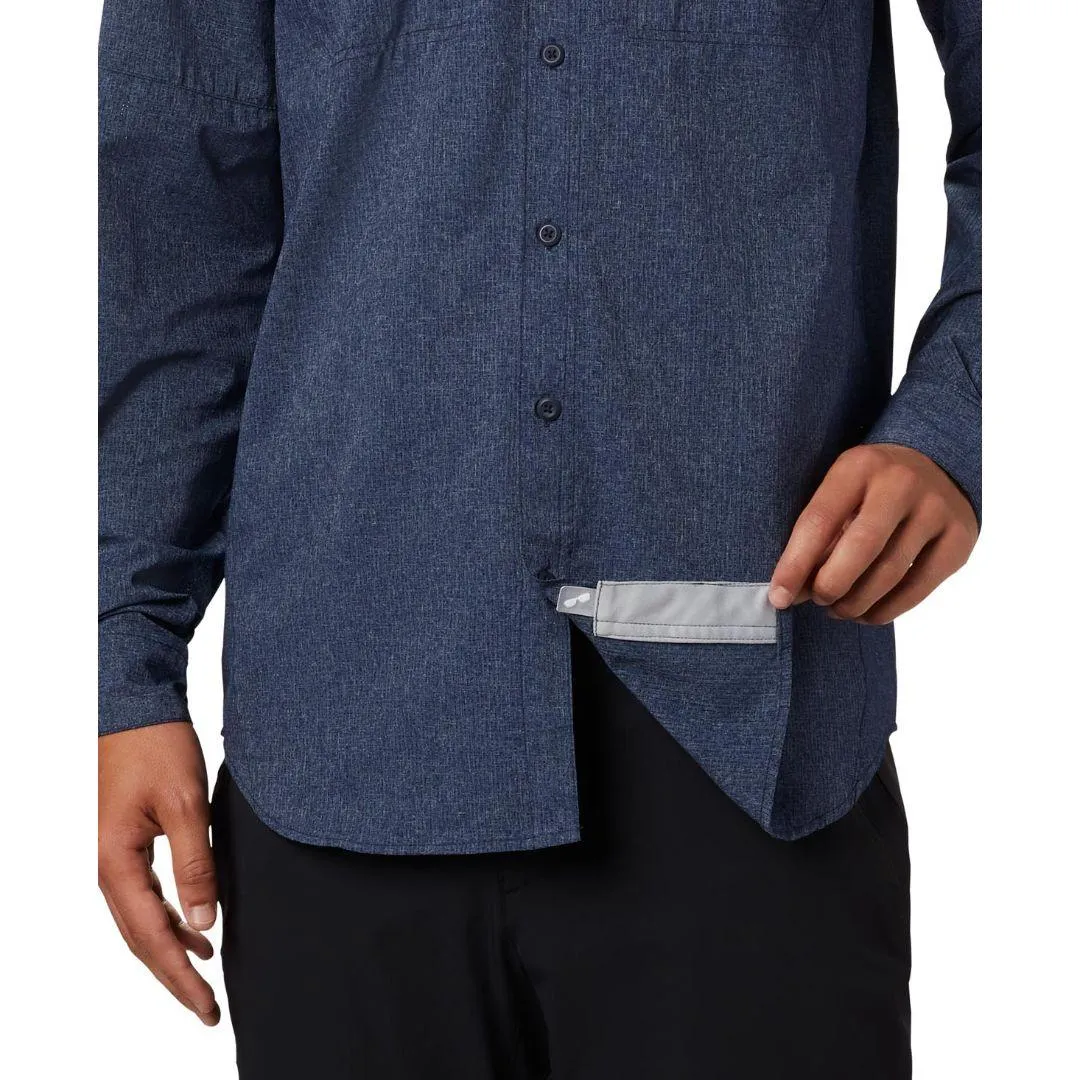 Columbia Men Blue Irico Mens Long Sleeve Shirt Casual Trend