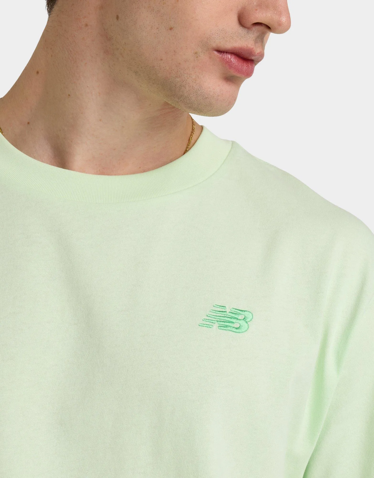 Roomy Waist Athletics Cotton T-Shirt