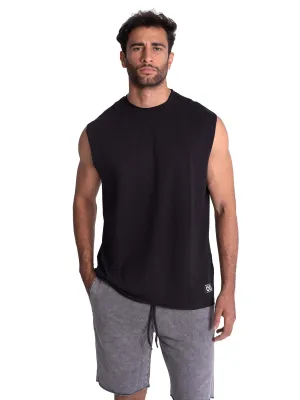 OG Sleeveless Cotton Shirt - Black water storage