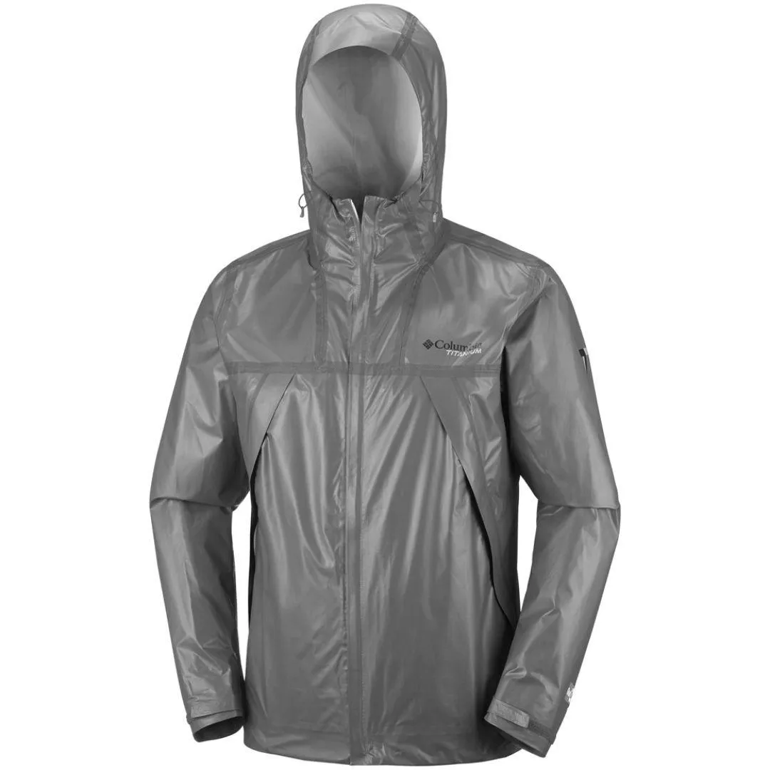 Columbia Men Grey OutDry Ex ECO Tech Shell Taped Seams