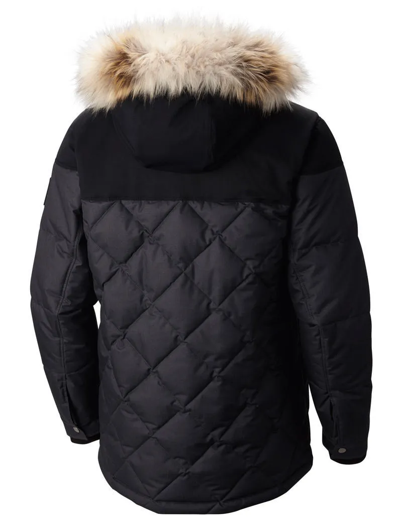 Columbia Men Black Barlow Pass 550 TurboDown Quilted Jacket Cozy Core