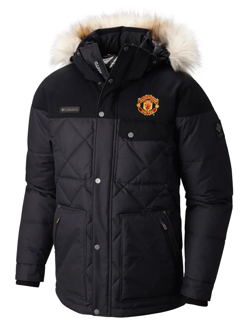 Columbia Men Black Barlow Pass 550 TurboDown Quilted Jacket Eco - friendly Ergonomic Cut