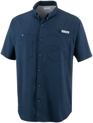 QuickDryTechnology LayeredPaneling Columbia Men Blue Tamiami II SS Shirt (Sun Protection)