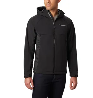 High Neck Insulated Lining Columbia Men Black Baltic Point Jacket