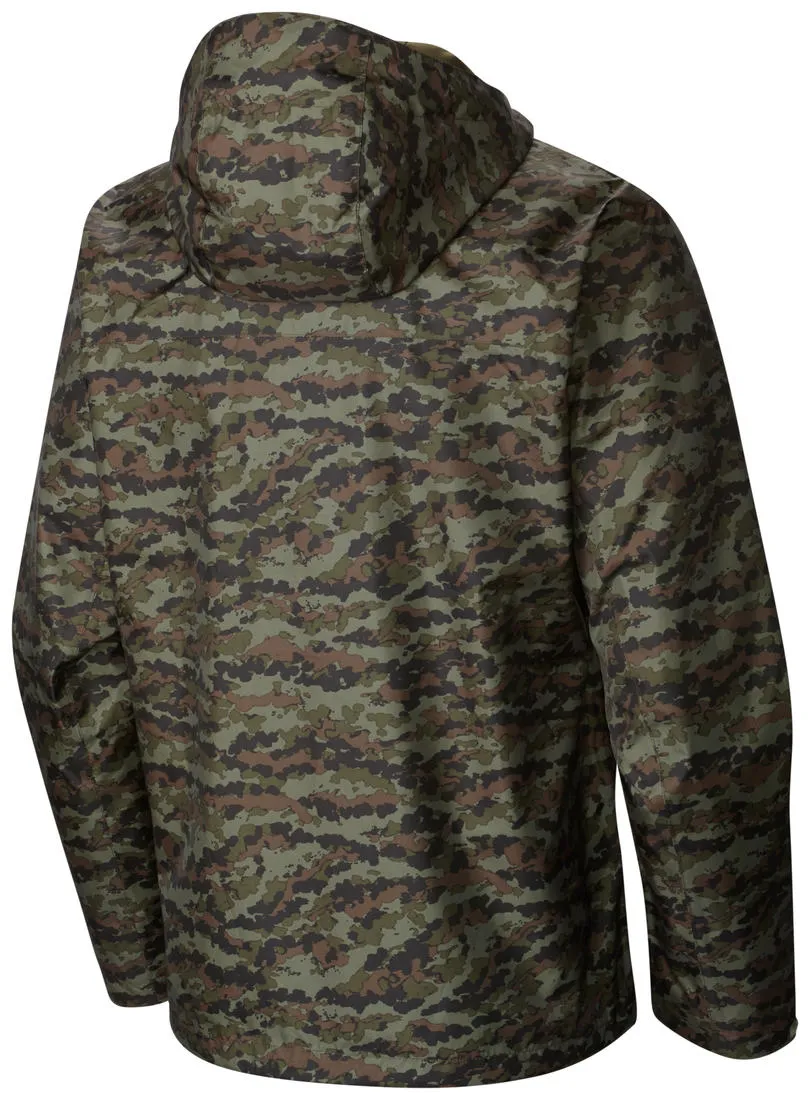 Columbia Men Green Watertight Printed Jacket Waterproof suitable for fashion contests