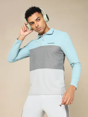 Flexible Waistband SoftCheckered Weave Men Solid Slim Fit Polo T-shirt with?MATPIQ