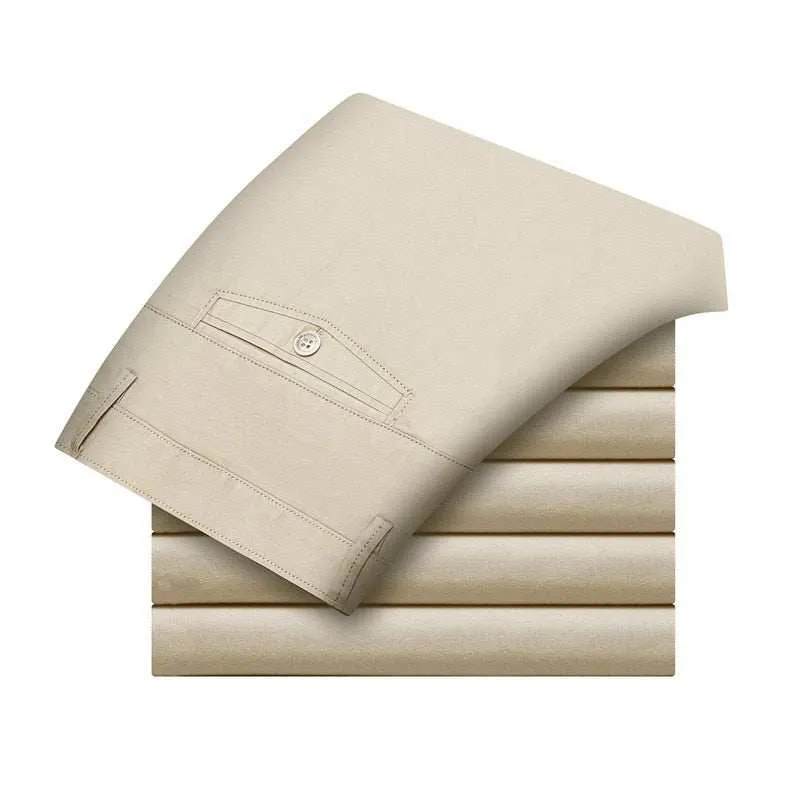 High-Quality Men's Dress Pants business Office Casual Social Pants Smart Skirt