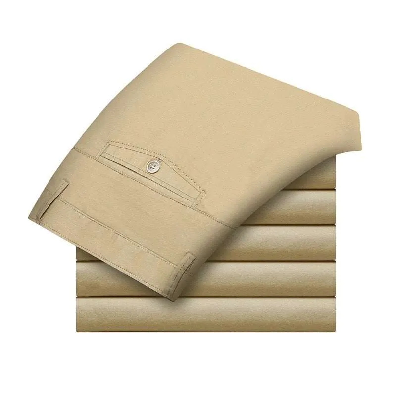 High-Quality Men's Dress Pants business Office Casual Social Pants Beach Ready