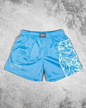 TRAINING SHORTS ?C CLUB / OLYMPIC BLUE Secure Zipper Closure