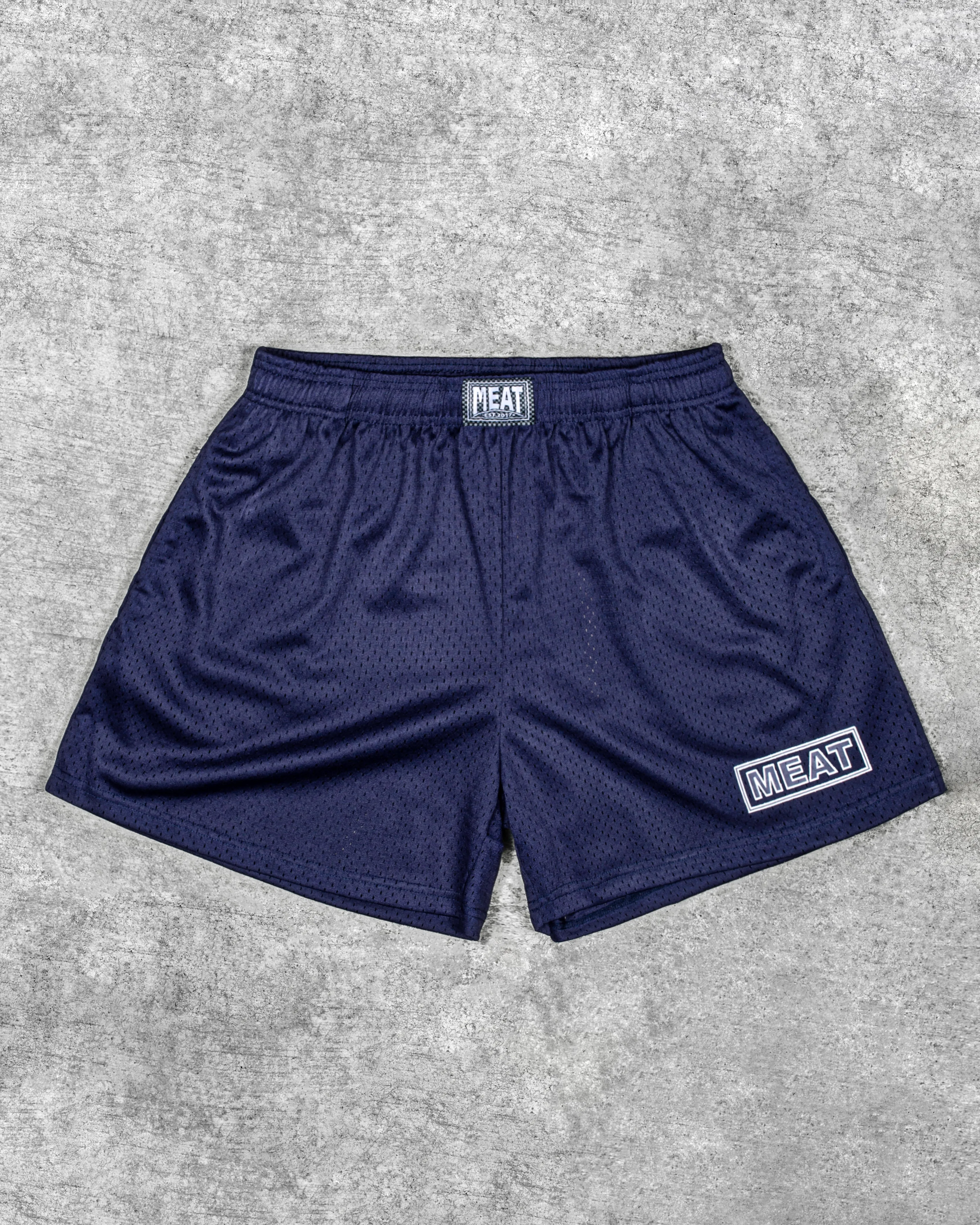TRAINING SHORTS ?C PATCH / NAVY BLUE Reinforced Stress Points vest