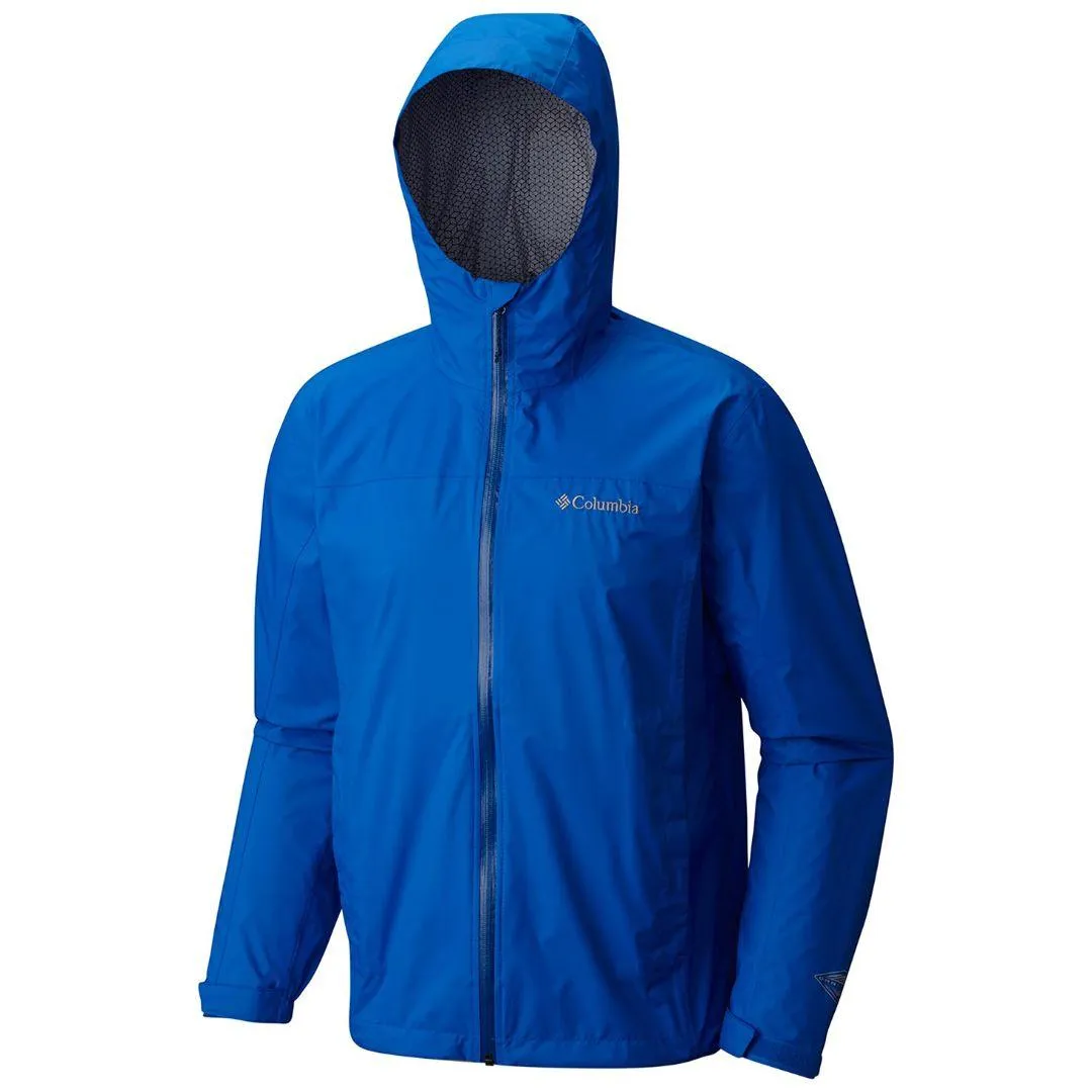 Perfection Columbia Men Blue EvaPOURation Jacket Waterproof