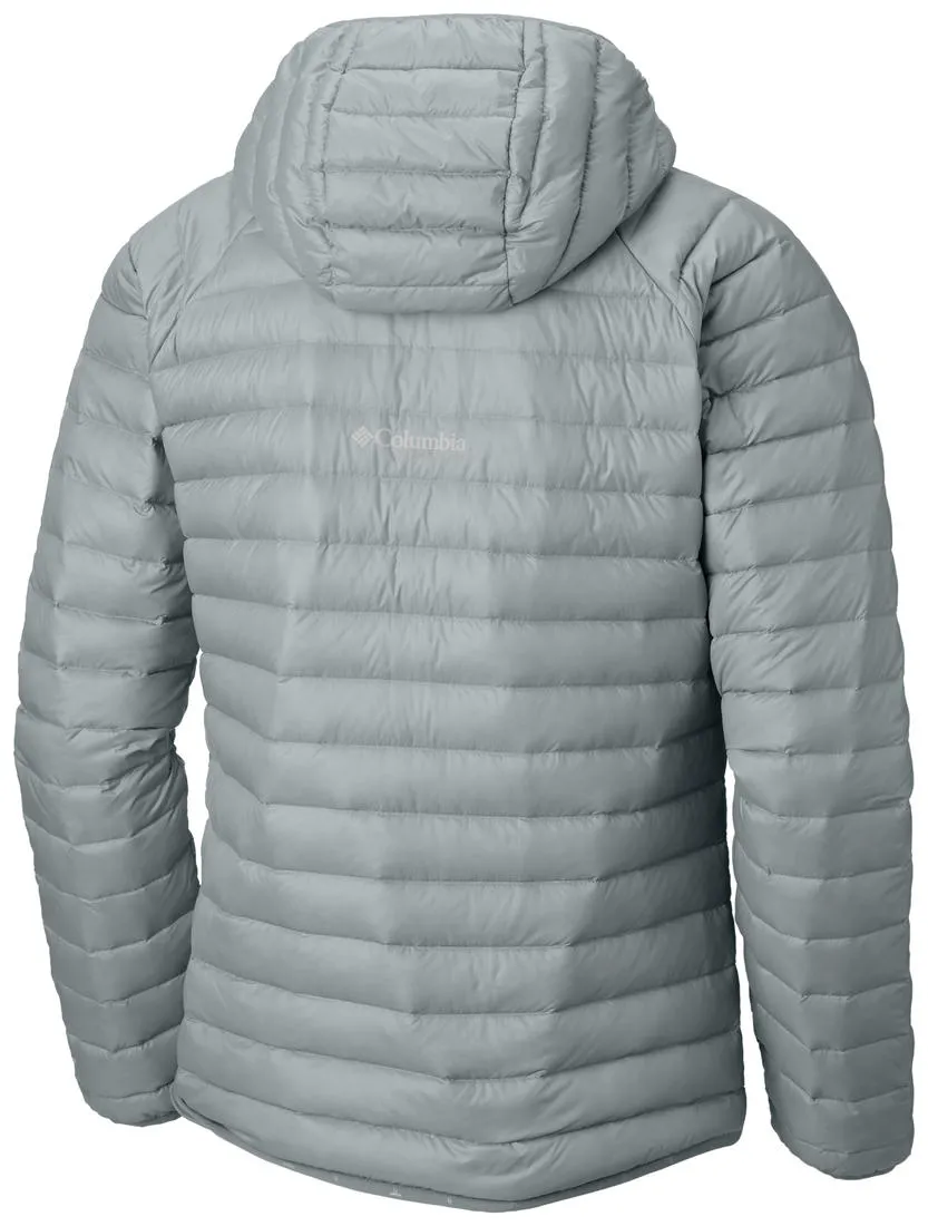 Columbia Men Green Alpha Trail Down Hooded Jacket suitable for casual sports