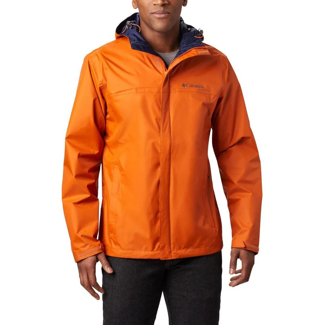 Gore-Tex Columbia Men Orange Watertight II Jacket Waterproof