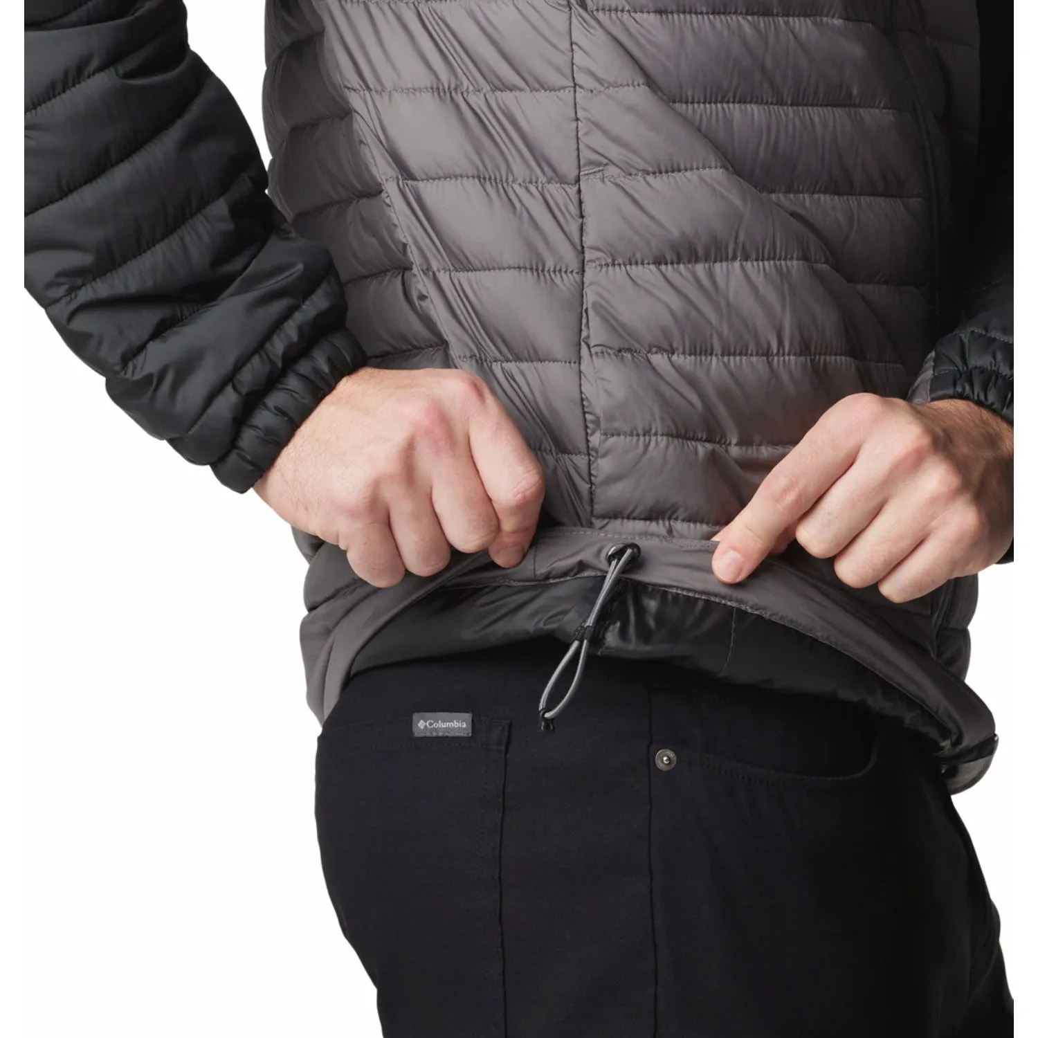 Side Pockets Columbia Men Grey Silver Falls II Jacket