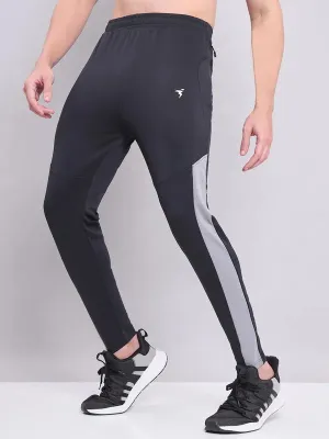 Men Colorblock Slim Fit Trackpants with TECHNO DRY Versatile Training Fit