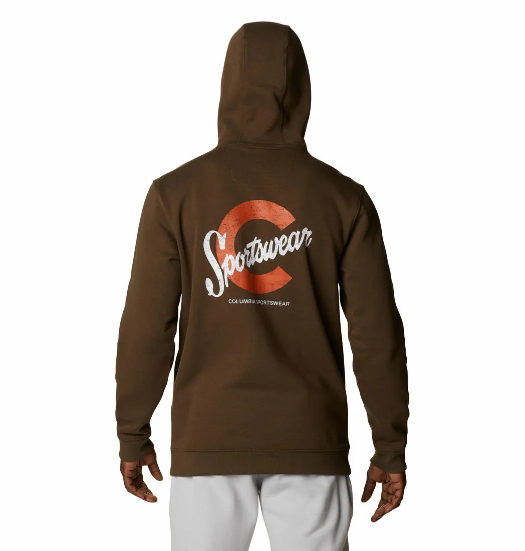 Sporty Outfit Columbia Men Olive CSC Basic Logo II Hoodie