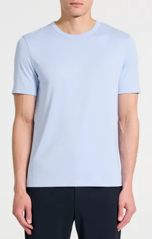 Theory Essential Tee in Anemone - Clear Sky MinimalistDesign