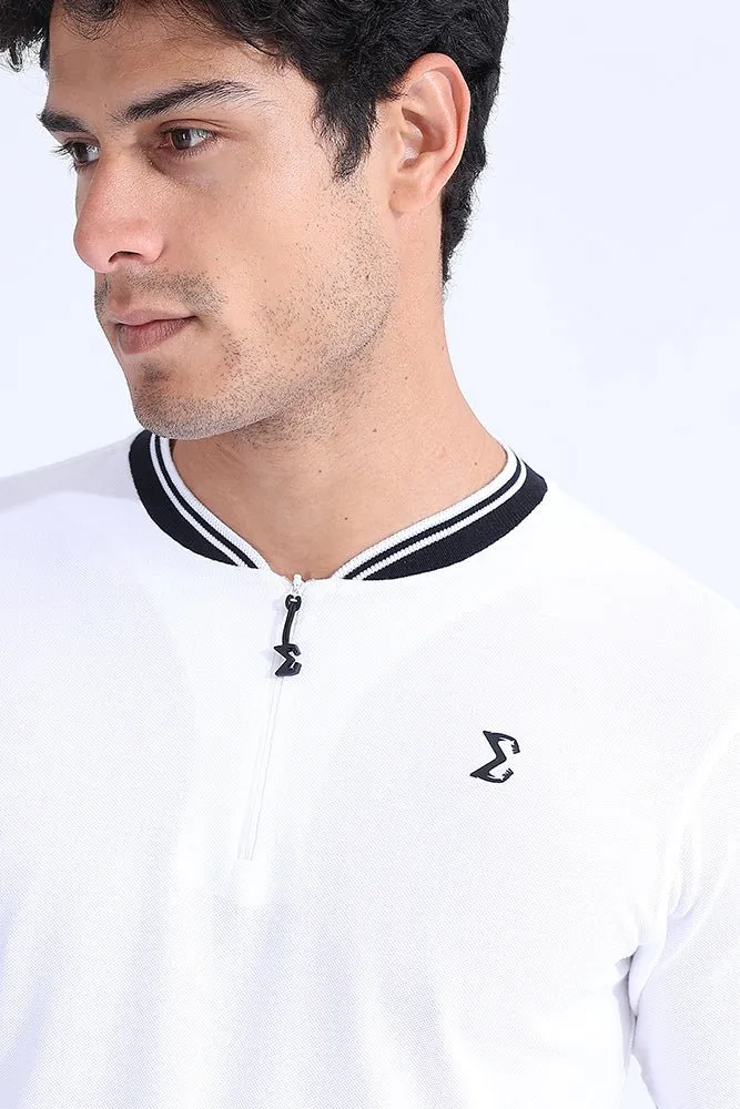 Z Polo T-shirt White WaterRepellentCoating