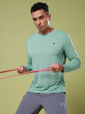Summer Fashion Collared Men Solid Slim Fit Crew Neck T-shirt with TECHNO COOL 