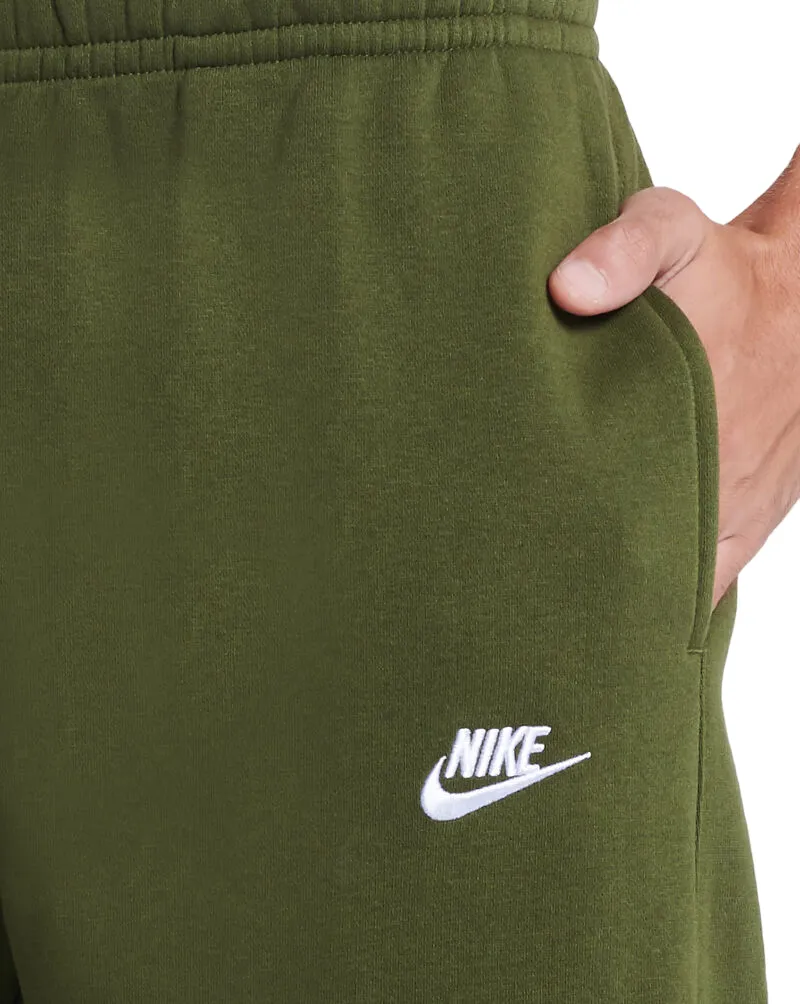 Fashionable Layer Casual Active Nike Pantalone sportivo Jogger Club da uomo con elastico al fondo in cotone felpato  BV2671-327 verde