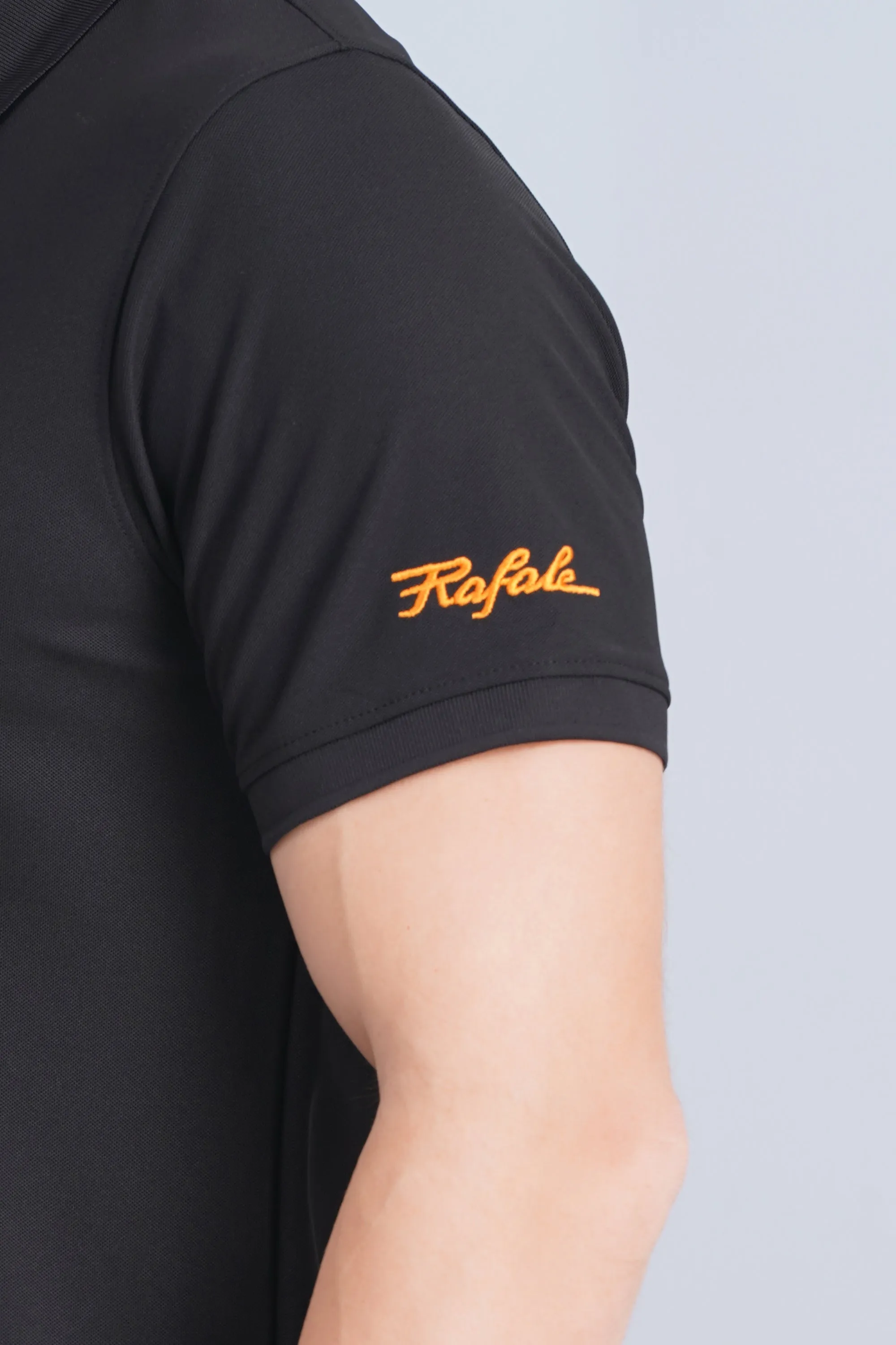 Essential Style Men's Polo T Shirt Rafale Black