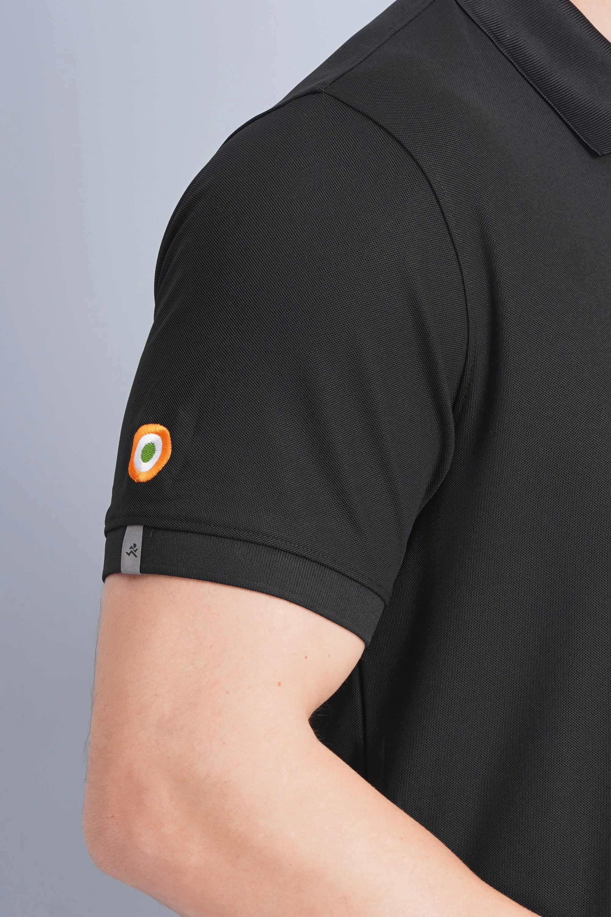 Chic Wear SlimFit Design Men's Polo T Shirt Rafale Black