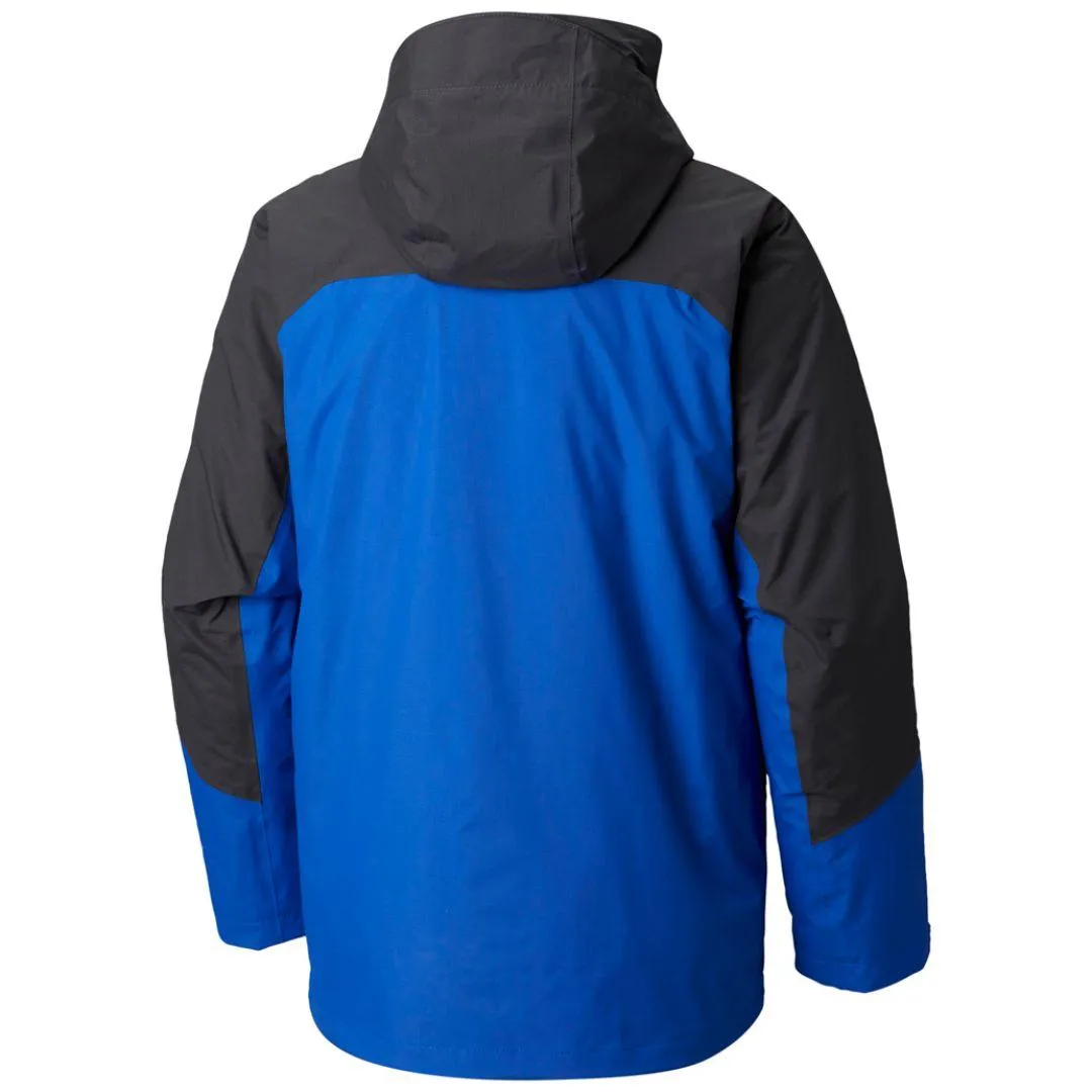 Columbia Men Blue Lhotse II Interchange Jacket Wrinkle Resistant