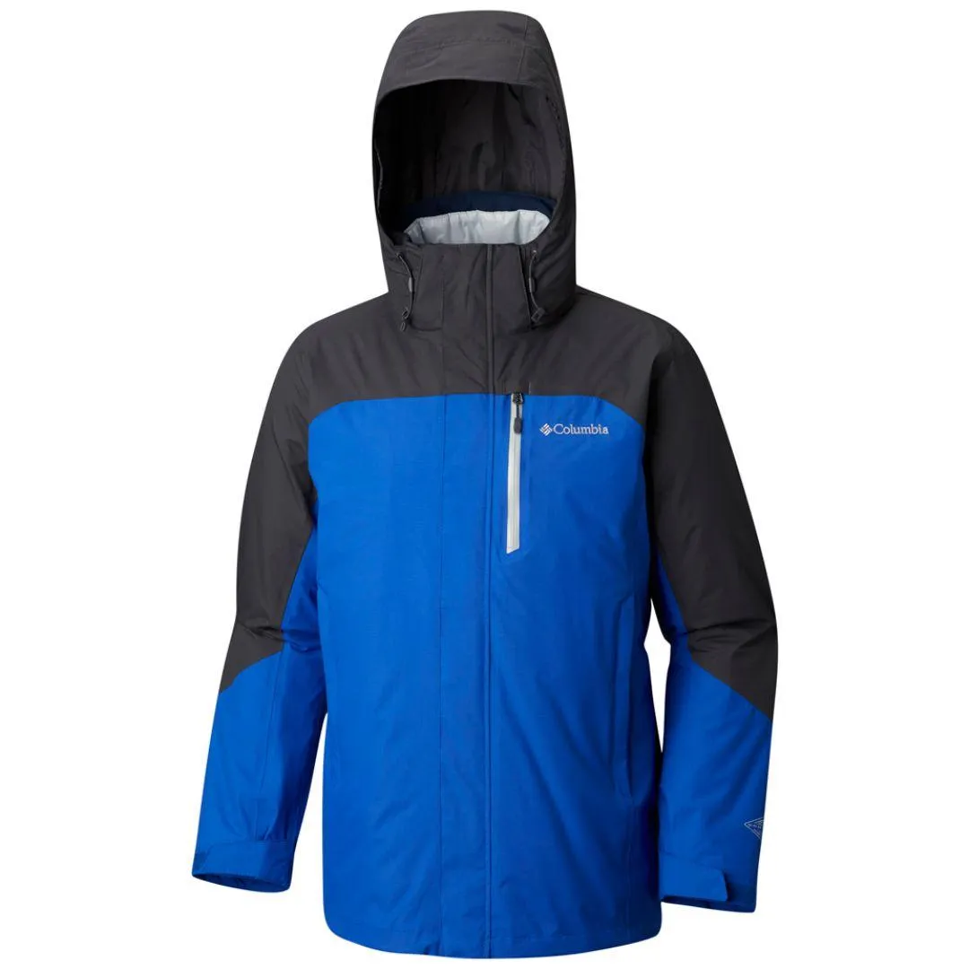 TailoredSilhouette Columbia Men Blue Lhotse II Interchange Jacket
