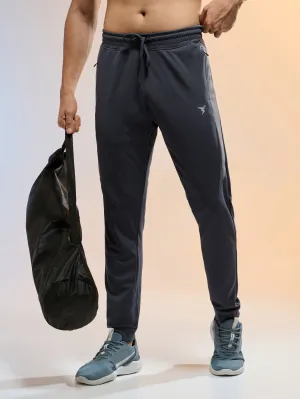 Men Melange Slim Fit Trackpants with TECHNO DRY Lightweight Training